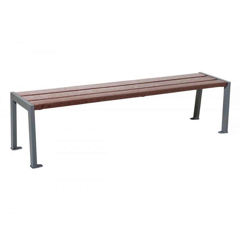 banc mobbilier urbain silaos made in france pvc recyclé