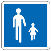 Panneau Aire Piétonne B54 - Groupe Self Signal