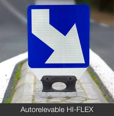 Signalisation permanente panneau autorelevable Hi Flex