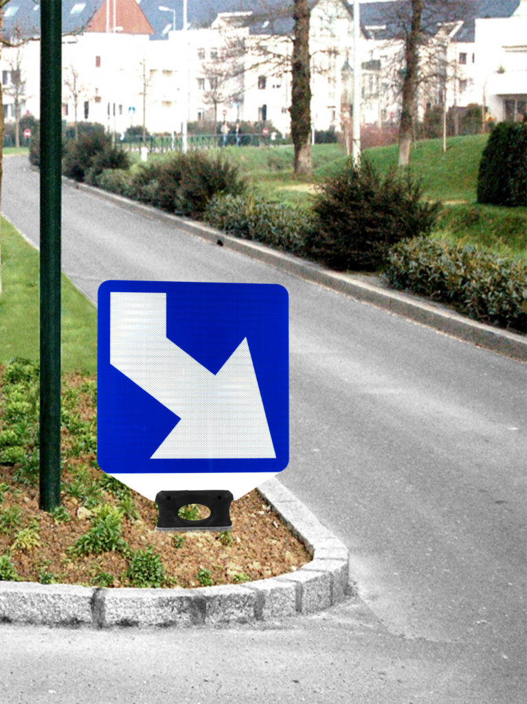 Signalisation permanente panneau autorelevable HiFlex