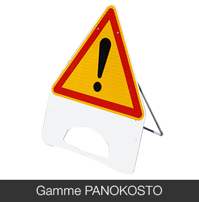 Signalisation temporaire Panneau de chantier AK14 PANOKOSTO